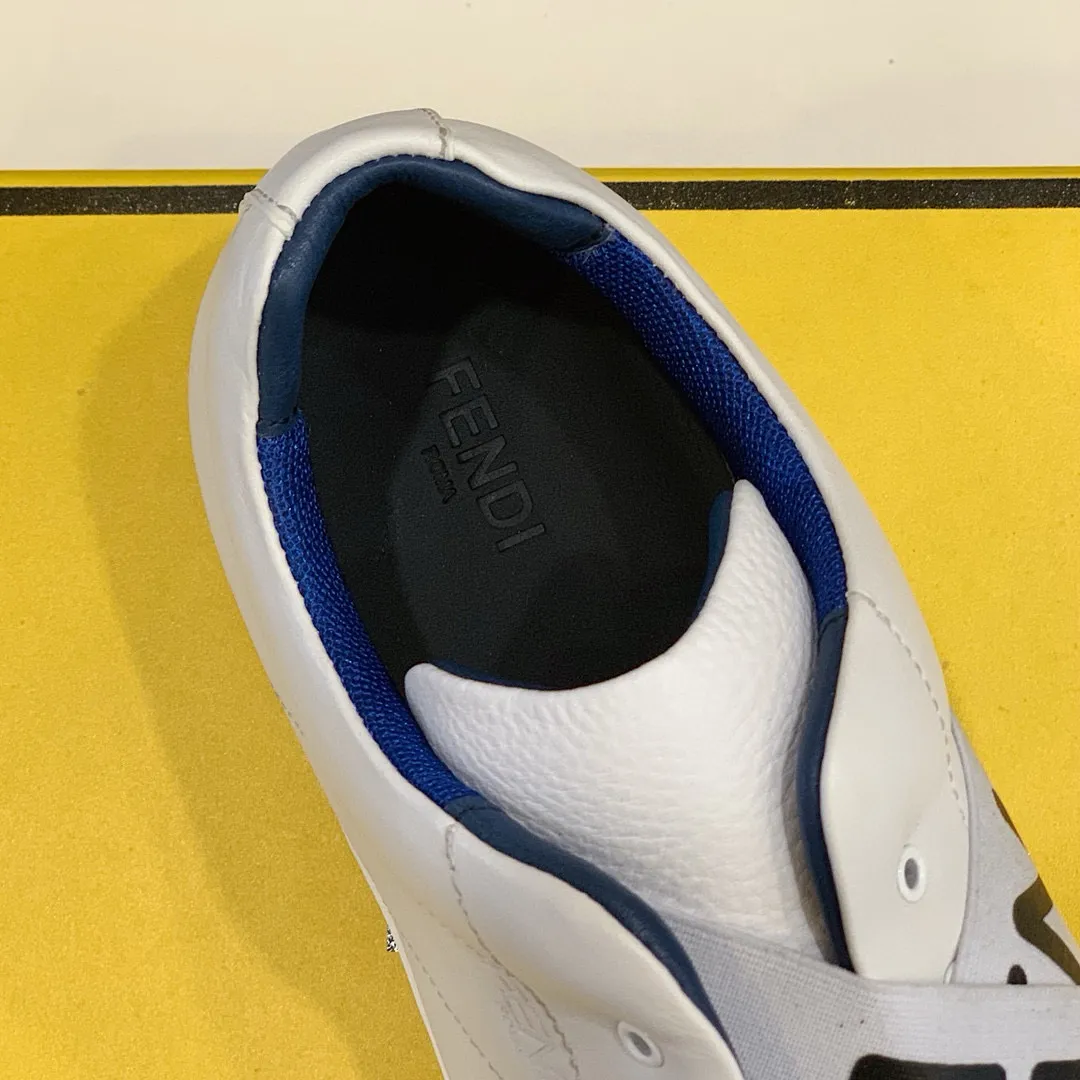 Factory Price: 400💰 Sun] FENDI Classic Comfort Men's, this sophisticated sneaker is handcrafted from soft calfskin. Mesh inner surface, ultra-light rubber material and rough outsole. This unique thin style is suitable for the casual and exquisite sensibility of this season. It is comfortable and natural on the feet. It is an everyday style for casual travel in autumn and winter! Code number: 38/44, customized 45
